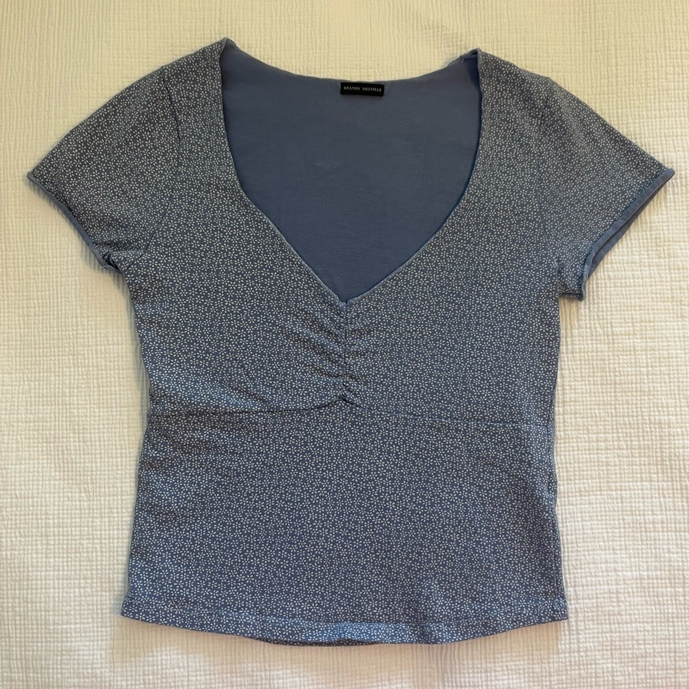 Brandy Melville Floral Gina Top